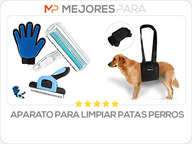 aparato para limpiar patas perros