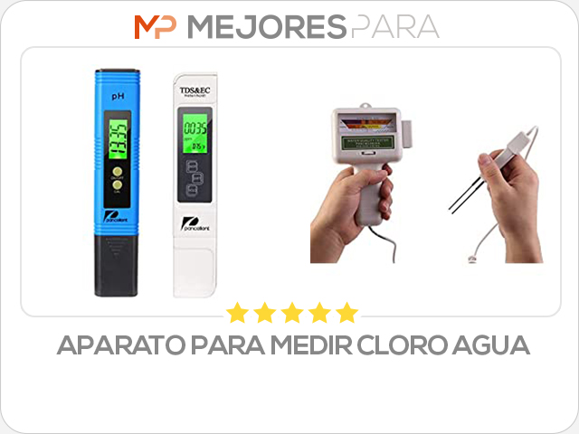 aparato para medir cloro agua