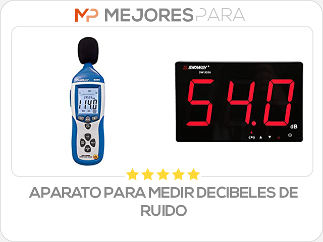 aparato para medir decibeles de ruido