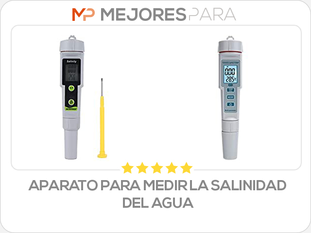 aparato para medir la salinidad del agua