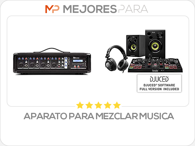 aparato para mezclar musica