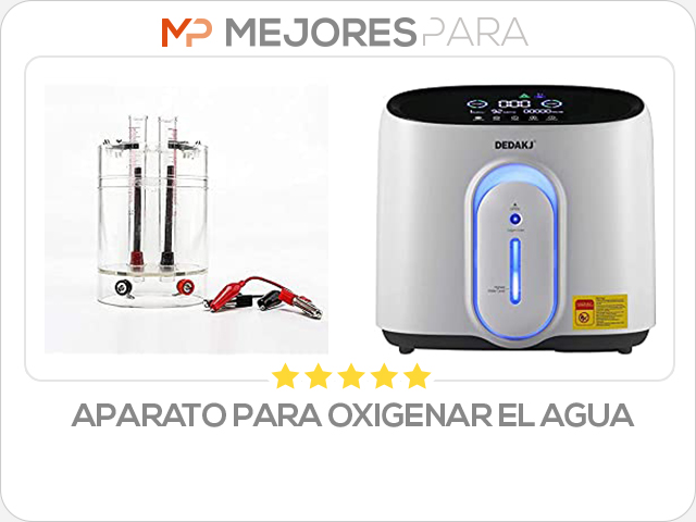 aparato para oxigenar el agua