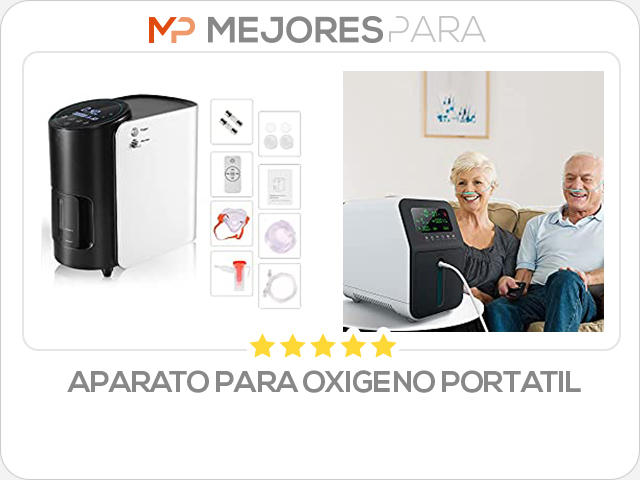 aparato para oxigeno portatil