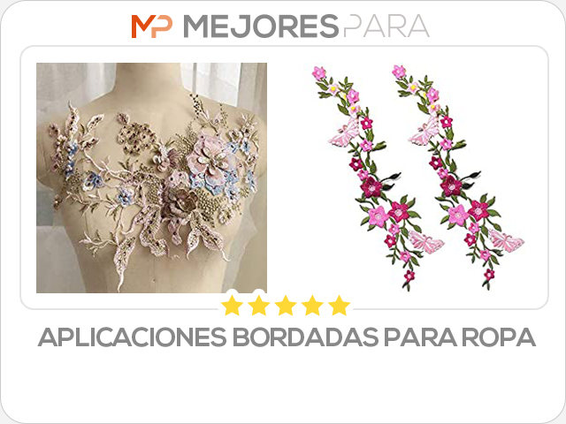 aplicaciones bordadas para ropa