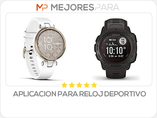 aplicacion para reloj deportivo