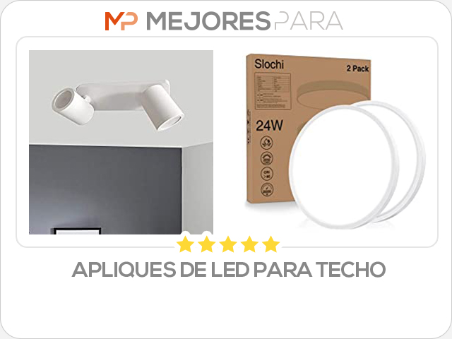 apliques de led para techo