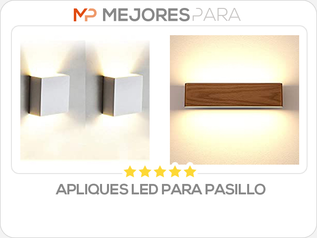 apliques led para pasillo