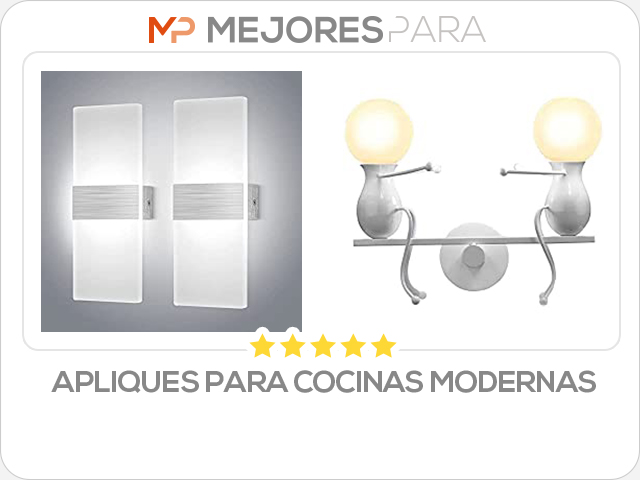 apliques para cocinas modernas