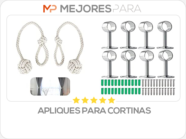 apliques para cortinas