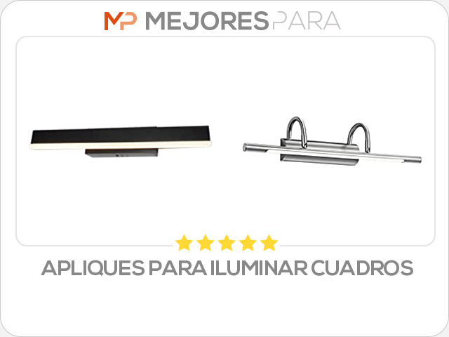 apliques para iluminar cuadros