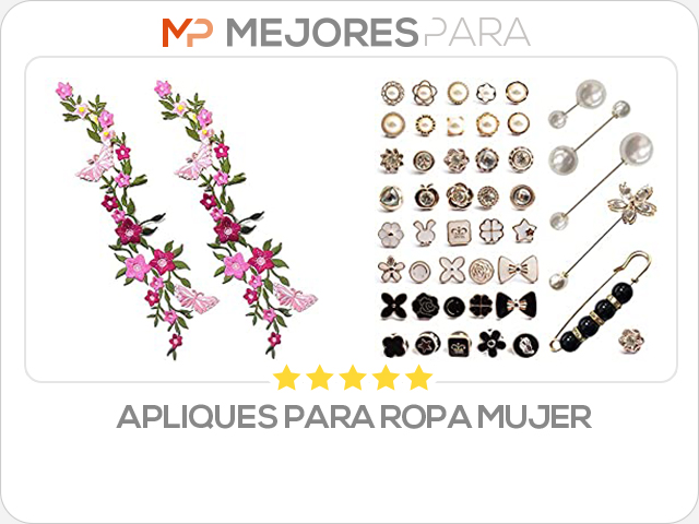 apliques para ropa mujer