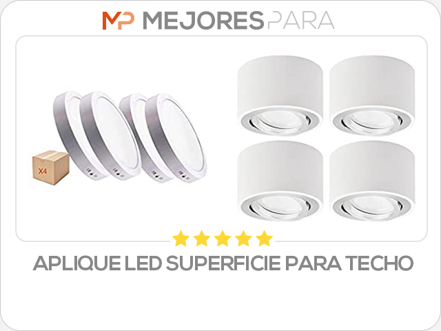 aplique led superficie para techo