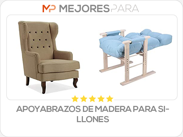 apoyabrazos de madera para sillones