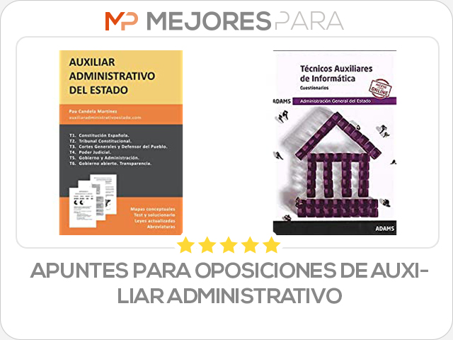 apuntes para oposiciones de auxiliar administrativo