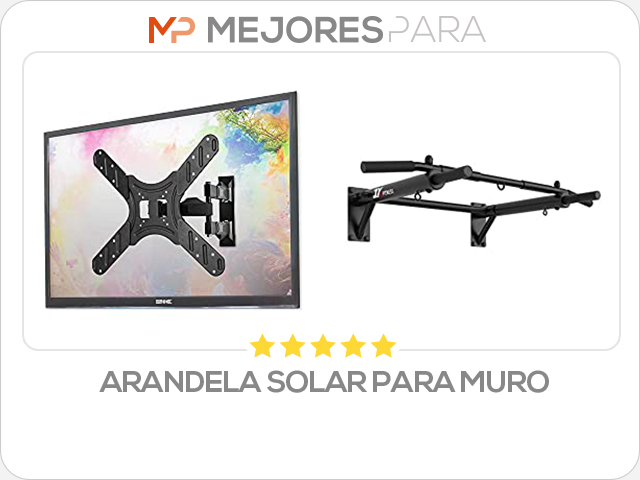 arandela solar para muro