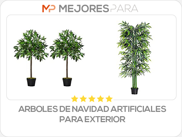 arboles de navidad artificiales para exterior