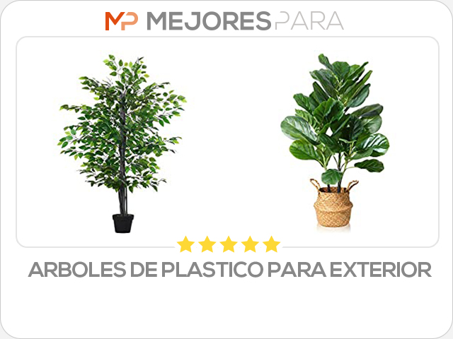 arboles de plastico para exterior