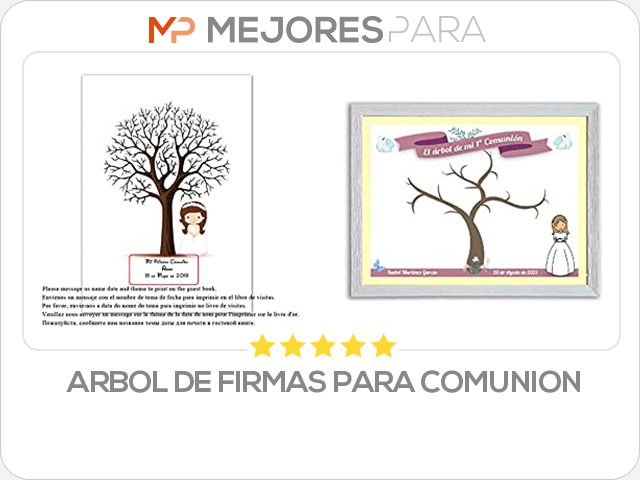 arbol de firmas para comunion