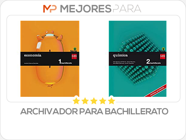 archivador para bachillerato