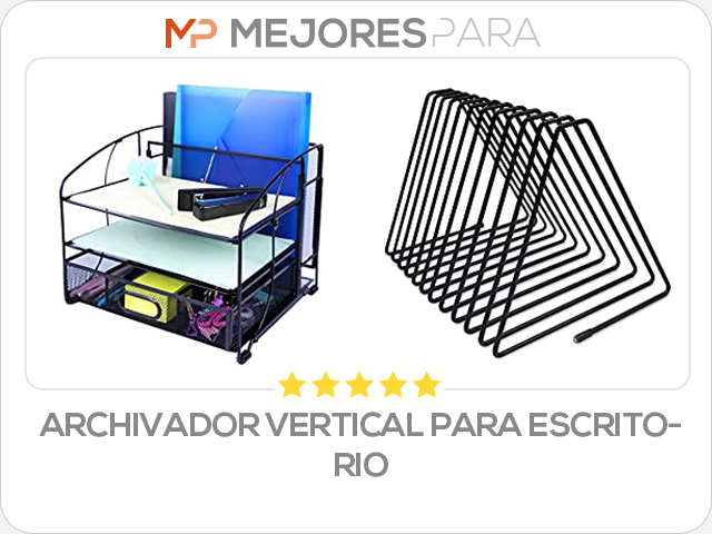 archivador vertical para escritorio