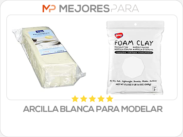 arcilla blanca para modelar