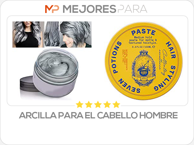 arcilla para el cabello hombre