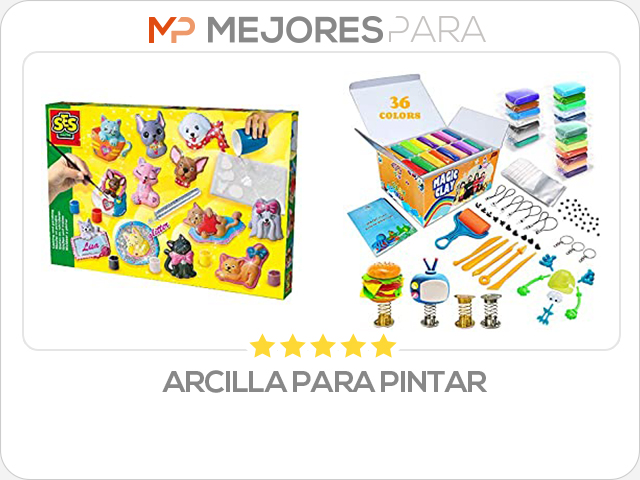 arcilla para pintar