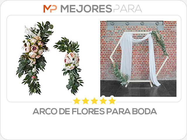 arco de flores para boda