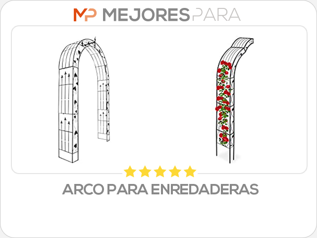 arco para enredaderas