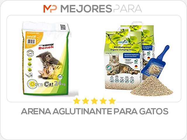 arena aglutinante para gatos