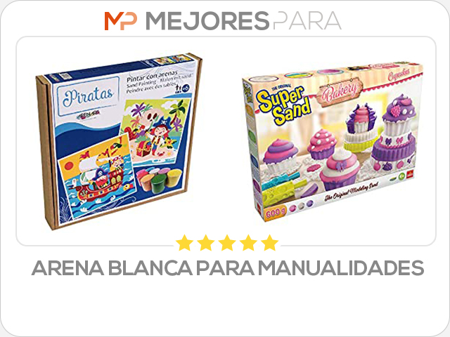 arena blanca para manualidades