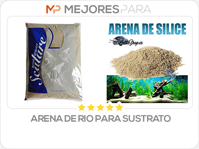 arena de rio para sustrato