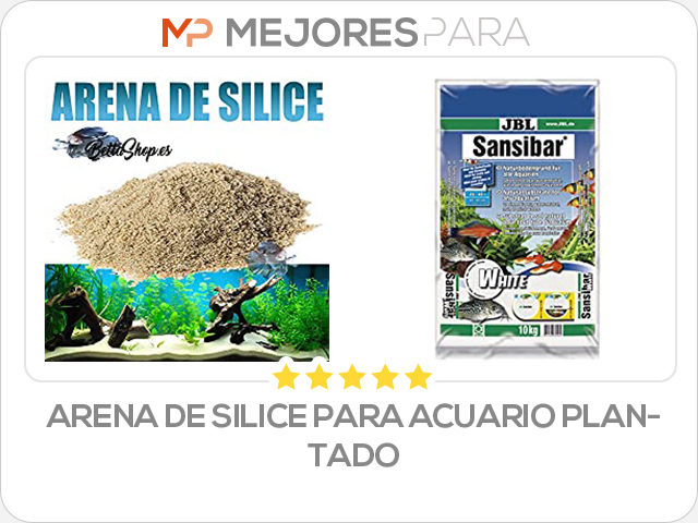 arena de silice para acuario plantado