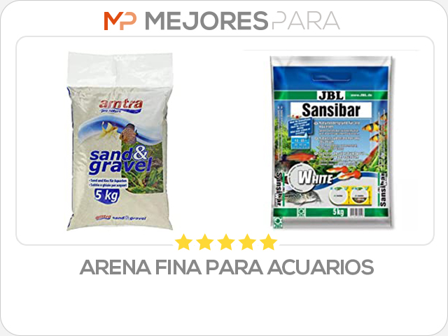 arena fina para acuarios