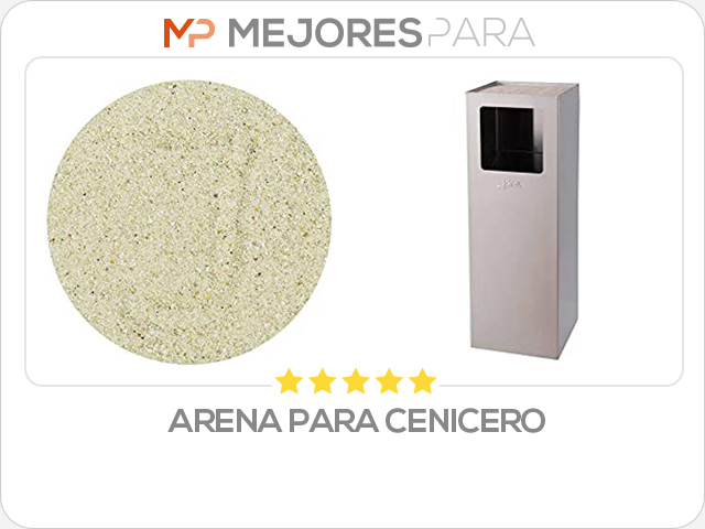 arena para cenicero