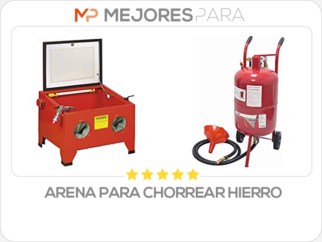 arena para chorrear hierro