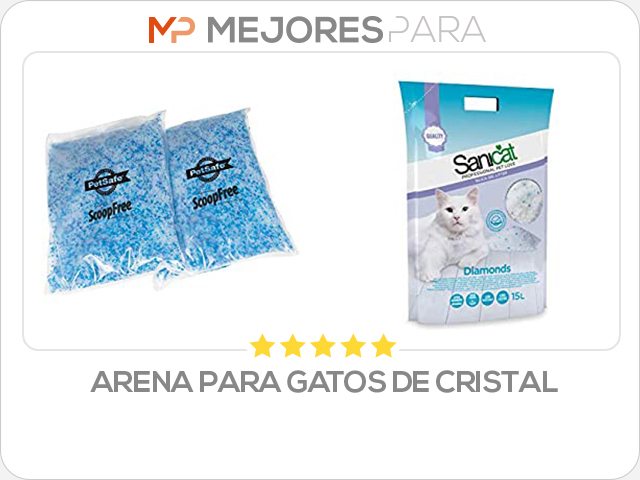 arena para gatos de cristal