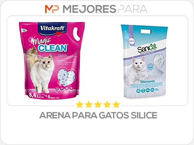 arena para gatos silice