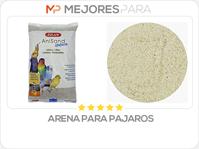 arena para pajaros