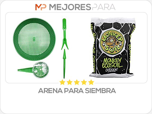 arena para siembra