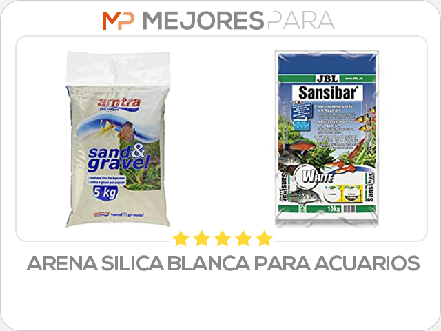 arena silica blanca para acuarios