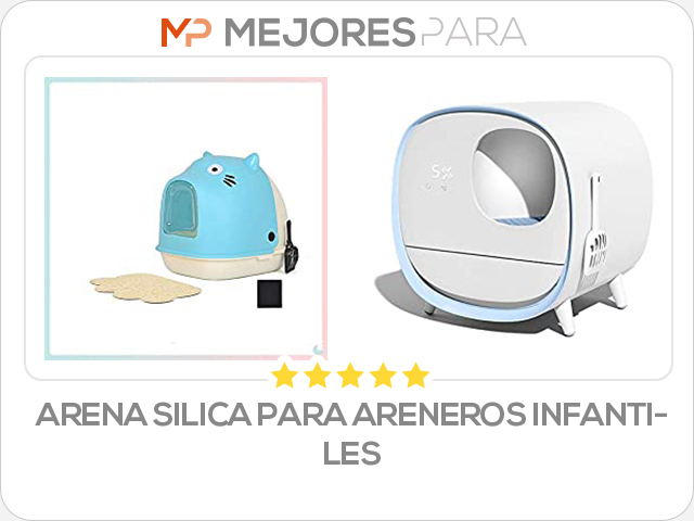 arena silica para areneros infantiles