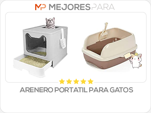 arenero portatil para gatos