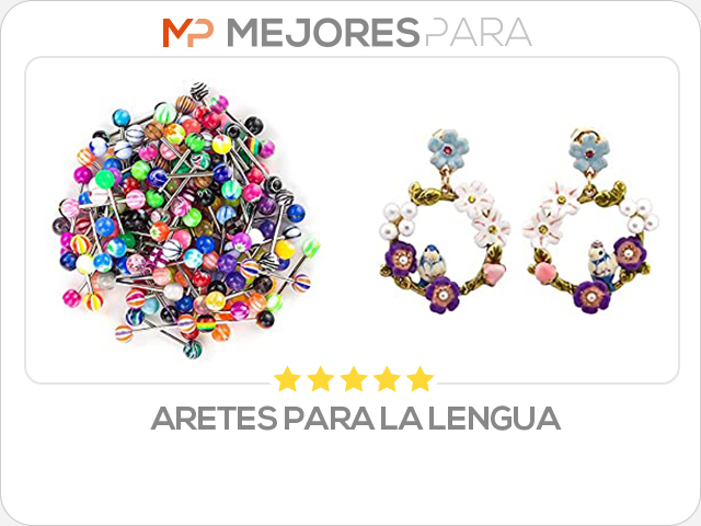 aretes para la lengua