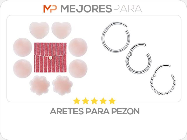 aretes para pezon