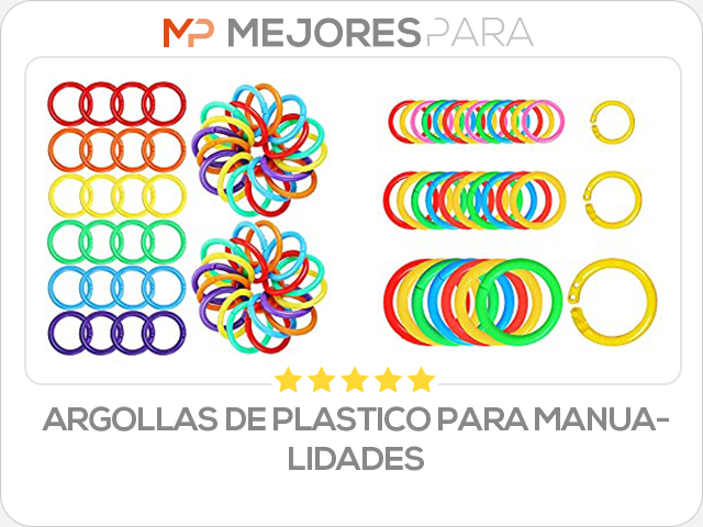 argollas de plastico para manualidades