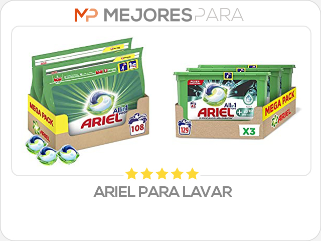 ariel para lavar