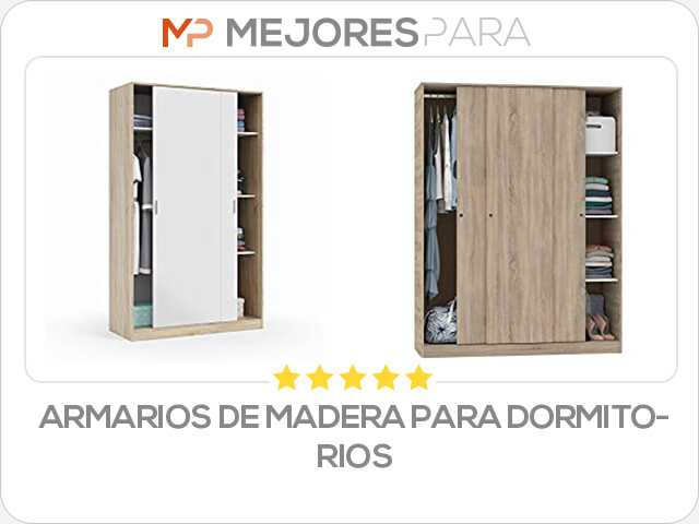 armarios de madera para dormitorios