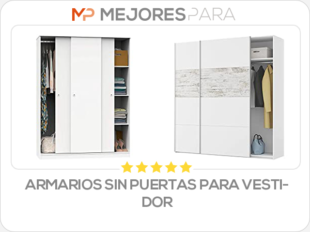 armarios sin puertas para vestidor