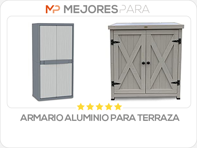 armario aluminio para terraza